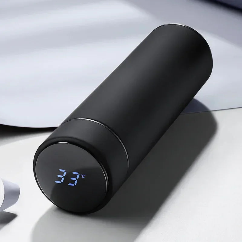 Smart Thermos Bottle with LED Temperature Display – Sleek, Insulated, and Touch-Activated