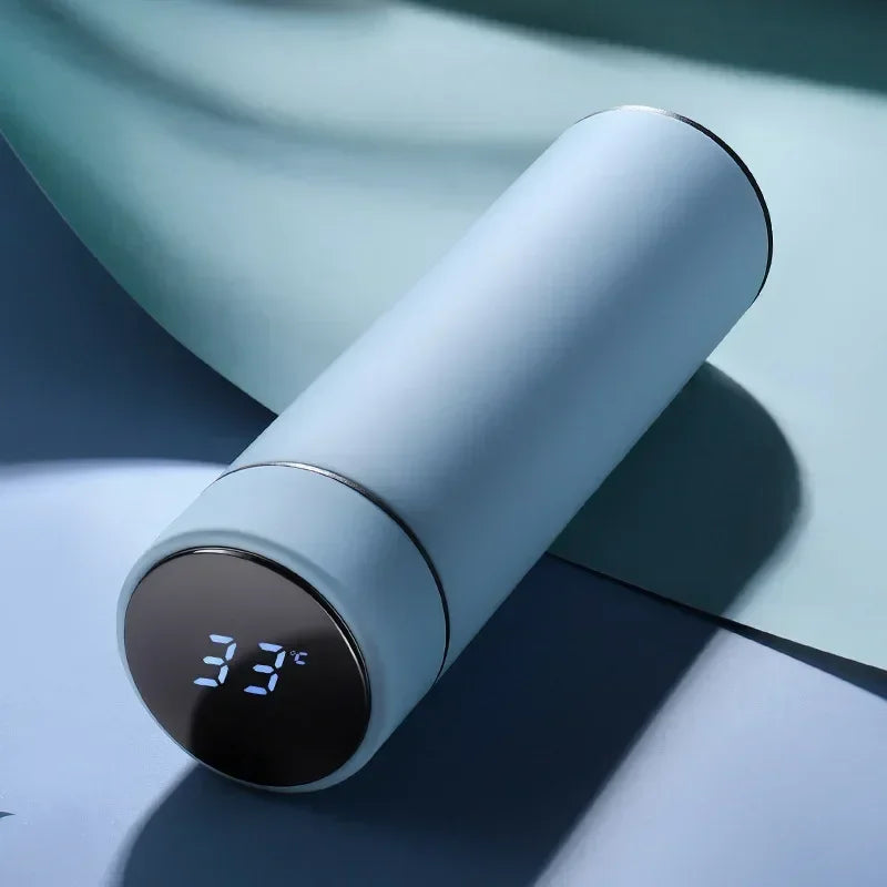 Smart Thermos Bottle with LED Temperature Display – Sleek, Insulated, and Touch-Activated